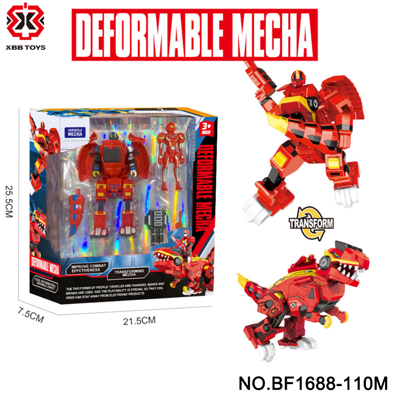 Single Dinosaur Special Force Transforming Robot 3 Mixed
